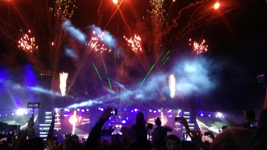 Main stage fireworks